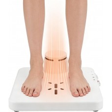 TwinFlow  Body Dryer Compact, 960W Full Body Dryer for After Shower with Cold/Hot Air & 2 Wind Speeds, Step-on Switch, Foot Dryer for Bathroom, Waterproof, 11.8 × 11.4 inch, White