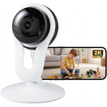 TwinFlow Indoor Camera for Pet & Baby Monitoring, 2K Clear View, Motion Alerts & Night Vision, 2-Way Audio, Easy Setup Home Security Cam, Alexa & Google Home Compatible, 2.4G Wi-Fi only TwinFlow Indoor Camera for Pet & Baby Monitoring, 2K Clear View, Motion Alerts & Night Vision, 2-Way Audio, Easy Setup Home Security Cam, Alexa & Google Home Compatible, 2.4G Wi-Fi only