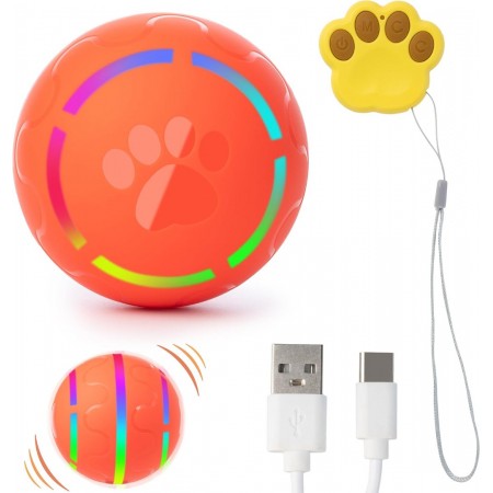TwinFlow Hard and Durable Interactive Dog Toy, Bouncing Ball, Vibrating Toy for Dogs, Automatic Moving Pet Toy for Medium and Large Dogs, Rechargeable, TPU Material, Mental Stimulation Dog Toy, Dog Enrichment TwinFlow Hard and Durable Interactive Dog Toy, Bouncing Ball, Vibrating Toy for Dogs, Automatic Moving Pet Toy for Medium and Large Dogs, Rechargeable, TPU Material, Mental Stimulation Dog Toy, Dog Enrichment