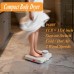 TwinFlow  Body Dryer Compact, 960W Full Body Dryer for After Shower with Cold/Hot Air & 2 Wind Speeds, Step-on Switch, Foot Dryer for Bathroom, Waterproof, 11.8 × 11.4 inch, White