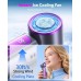 TwinFlow Portable Mini Fan with Ice Cooling Function, 199 Speed Adjustable Handheld Fan, Rechargeable Personal Fan with Digital Display, Quiet Desk Fan for Travel, Office, Outdoor, Summer,Grey TwinFlow Portable Mini Fan with Ice Cooling Function, 199 Speed Adjustable Handheld Fan, Rechargeable Personal Fan with Digital Display, Quiet Desk Fan for Travel, Office, Outdoor, Summer,Grey