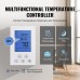 TwinFlow  Electric Radiant Floor Heating System, 20 Sq.ft Electric Heated Floor Mats for Bathroom, Includes Programmable Thermostat, Heat Mat, Installation Monitor, and Temperature Sensors