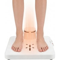TwinFlow  Body Dryer Compact, 960W Full Body Dryer for After Shower with Cold/Hot Air & 2 Wind Speeds, Step-on Switch, Foot Dryer for Bathroom, Waterproof, 11.8 × 11.4 inch, White